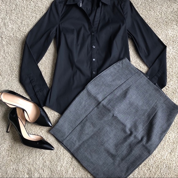NWT Express High Waist Seamed Pencil Skirt - Picture 1 of 5